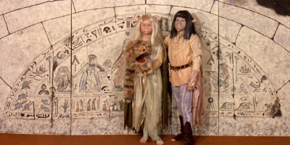 Recreations of the Jen and Kira characters for the Dark Crystal Tribute